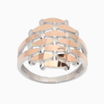 серебряное кольцо без камней 57208428